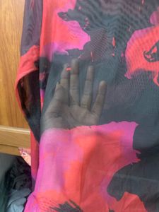 Abstract Print Mesh Top