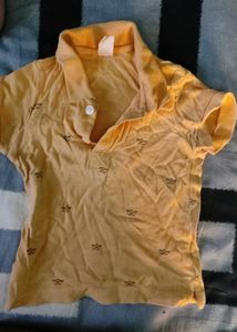 Vintage Mustard Crown Polo