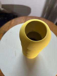 Yellow Ceramic Vase Multipurpose