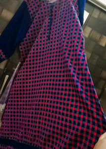 Neavy Blue &amp;Pink Kurta