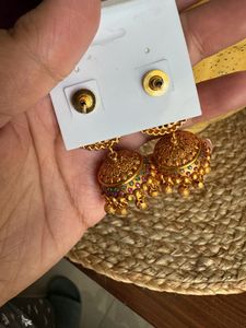 Temple Jhumkas