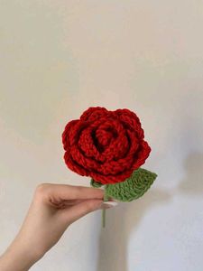 Crochet Rose Bouquet