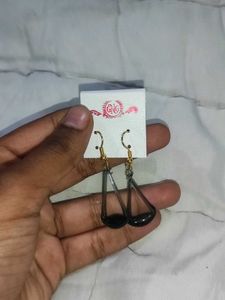 Teardrop Dangle Glass Earrings