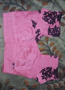 Pink Embroidered Blouse