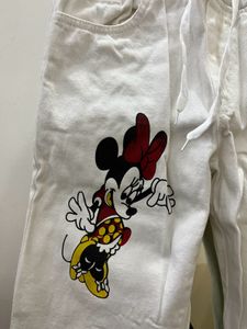 Chic White Denim Pant