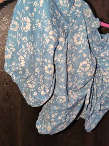 Floral Print Crop Top