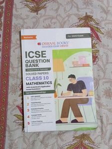 Maths Oswaal Icse 2025 Question Banks