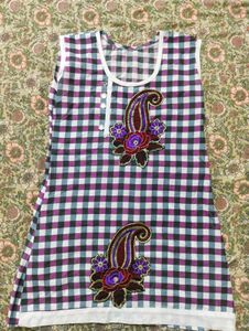 Checkered Kurta