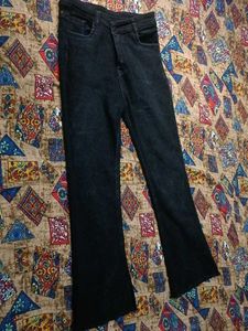Black Bell Bottom Jeans