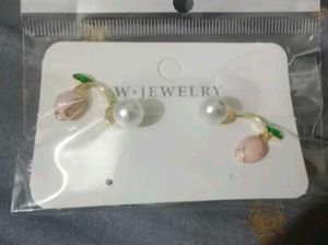 Pearl Tulip Earrings