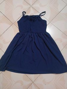 Chic Navy Blue Sundress