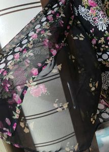 Floral pakistani patchwork dress