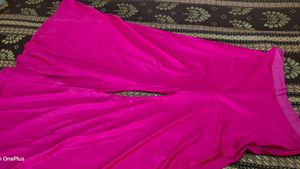 Suit With Pink Umbrella Plazo