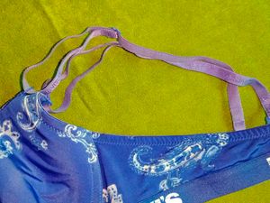 Levi&#39;s Blue Paisley Print Bra