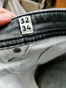 Charcoal Ripped Jeans(Men)