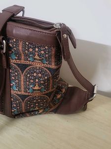 ZOUK Ethnic Print Tote Bag