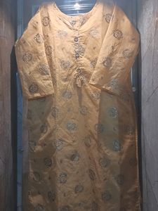 Chandesari Silk Long Kurta