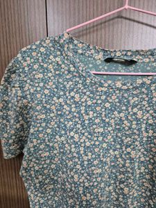 Green Floral Top For Women | 38