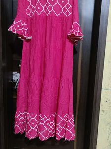 Pink Printed Dress