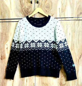 Black Designer Pullover Size-38