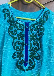 Blue Soft Pure cotton Salwar for Summe