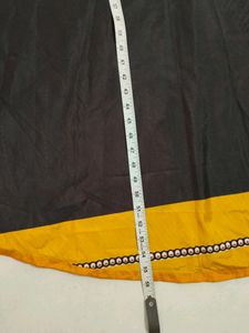 Coffee - Yellow Full Flair Gaun