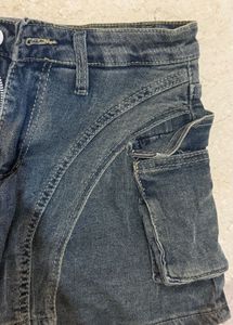 Denim Mini Skort