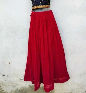Red Lehnga Skirt
