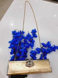 Vintage Gold Clutch