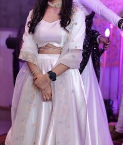 Elegant White Lehenga Choli Set