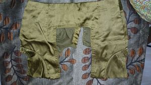 Olive Green Readymade Saree Blouse