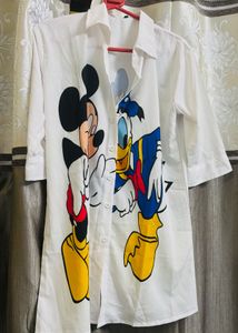 Cartoon Print Shirt