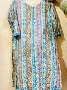 Floral Print Kurta