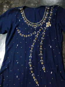 Navy blue kurti