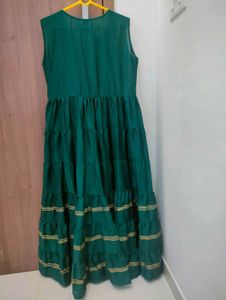 Green Ethnic Gown💚