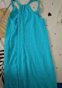 Blue Sleeveless Night Wear 💙