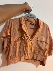 Peach Short Sleeve Shirt