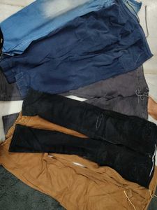 Bundle Jeans And Joggers With Two Shirts