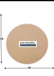 (Pack Of 2)Mdf Board (10 ×10 Inch)