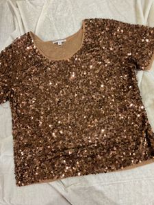 🤎Sequin Brown Top🤎