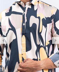 Tistabene Multicolour Abstract Printed Shirt