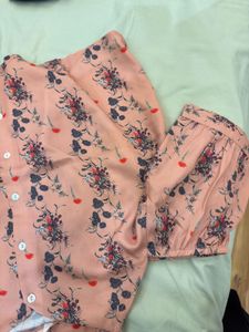 Floral Strap Top