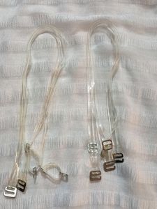 Transparent Strap Of Bra- 2 Pair