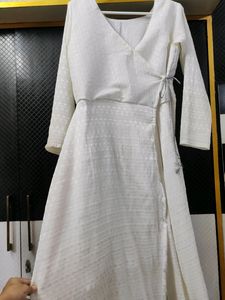 Angrakha White Dress
