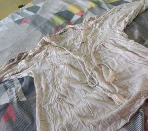 Embroidered Peasant Top