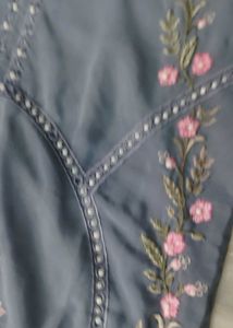 Long Kurta With Lace