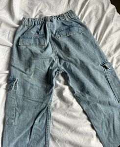 Light Blue Cargo Jeans
