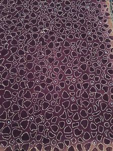 Pure crepe Kantha Saree