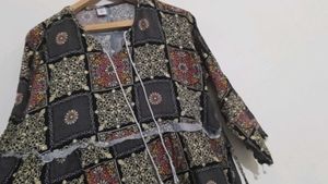 Boho Patchwork Top ✨🖤