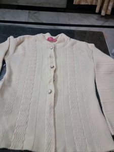 Pretty Prety Cream Coat For Womens